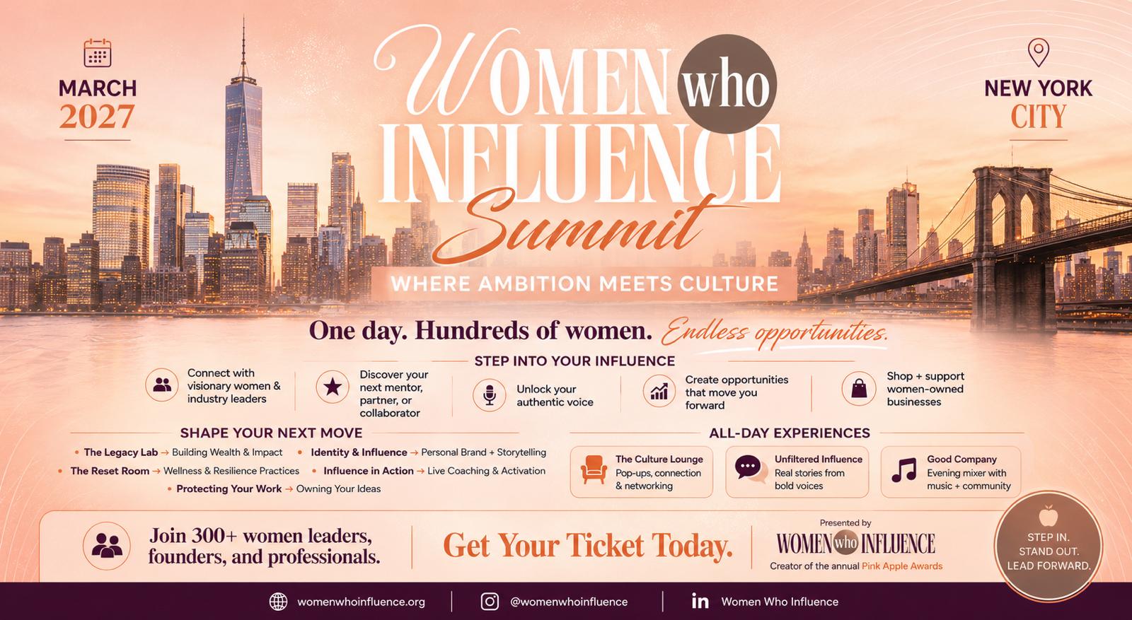 Women Who Influence Summit 2027